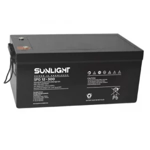 Batterie gel Sunlight avec une capacité de 100AH 12V à 240AH 12V disponible au Maroc.